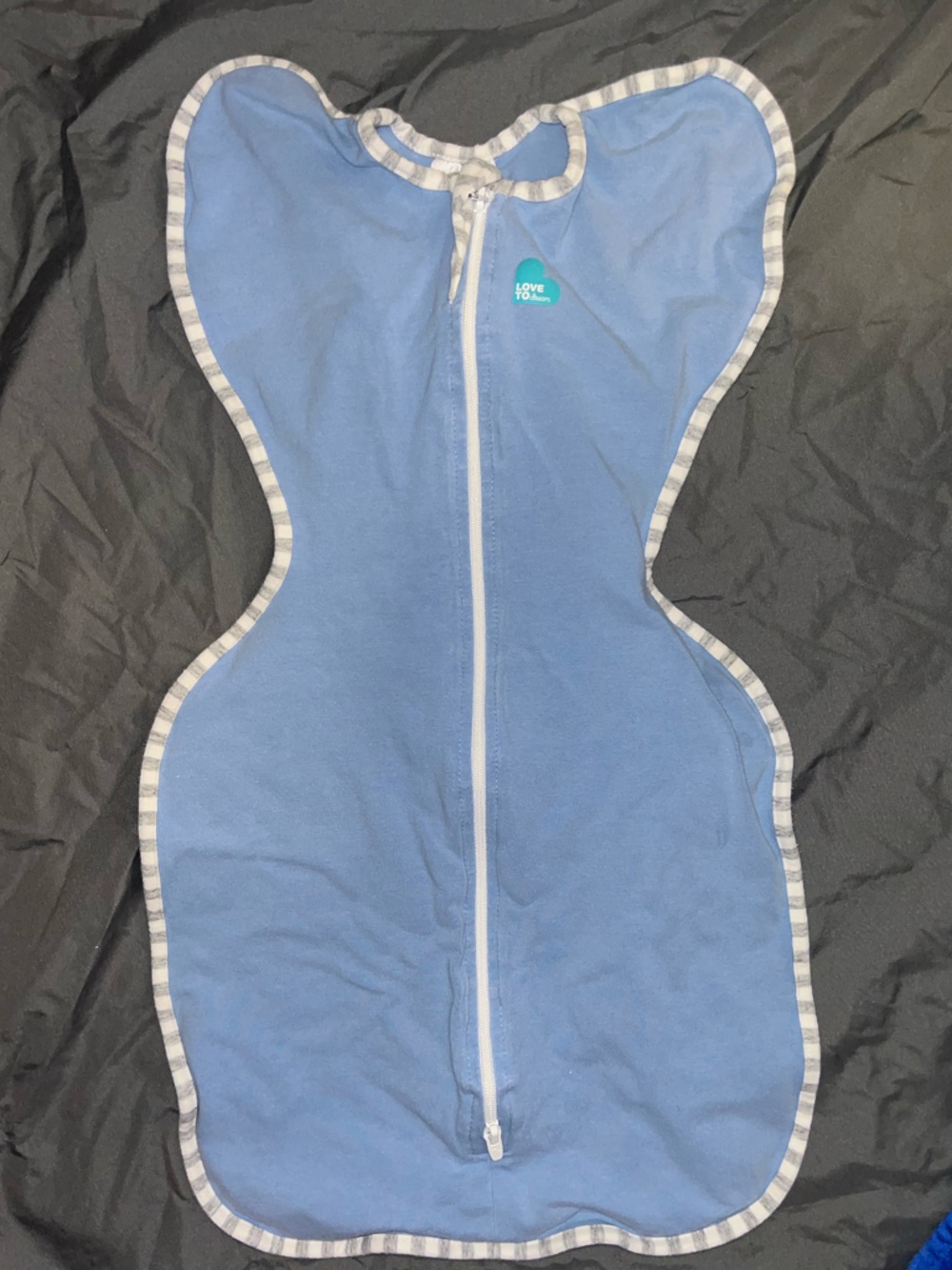 Love to Dream Blue and navy Swaddle small and newborn